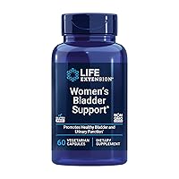 Life Extension Women's Bladder Support – for Bladder Health and Normal Urinary Frequency – Horsetail, Lindera and Three-Leaf Caper Extracts – Non-GMO – Gluten Free — 60 Vegetarian Capsules