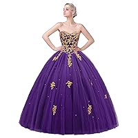 Sweetheart Ball Gown for Women Formal Puffy Quinceanera Dress 2022