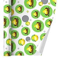 GRAPHICS & MORE Peeps Hatching Out Of Chocolate Easter Egg Gift Wrap Wrapping Paper Roll