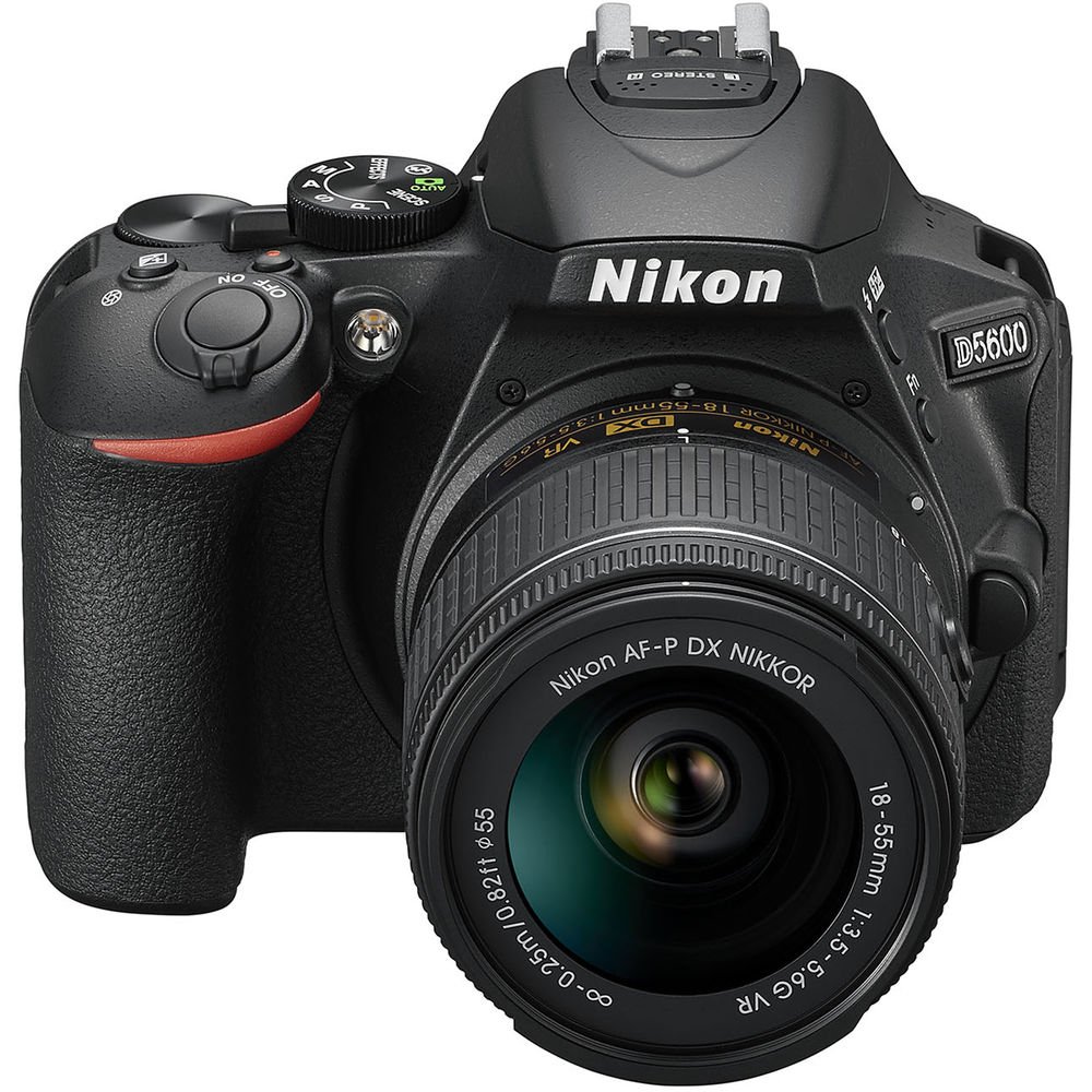 Nikon D5600 DSLR Camera with 18-55mm Lens (1576) + Camera Bag + Wide Angle Lens + 55mm UV Filter + 6-Piece Multi-Coated Graduated Filter Kit + SanDisk 32GB Ultra Memory Card + More