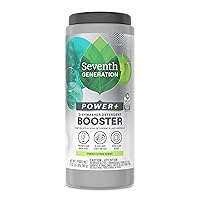 Seventh Generation Power+ Dishwasher Detergent Booster Powder, Blasts Away Stuck-On Food, Fresh Citrus Scent, 27 Oz