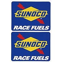 Race Fuels Racing Decals Stickers 4 Inches Long Size Set of 2