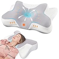 Cervical Pillow for Bed Sleeping, Memory Foam Contour Neck Pillows with Breathable Pillowcase, Ergonomic Neck Support Pillows for Side, Back and Stomach Sleepers
