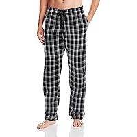 Hanes Mens Woven Plaid Sleep Pant With Stretch