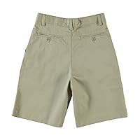 Boys Flat Front Shorts w/Adjustable Waist + Hook and Eye Closure by Unive