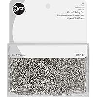  Fiskars Assorted Safety Pins - Assorted 3-Size Safety Pin Set - Sewing  Accessories and Supplies - 75-Piece