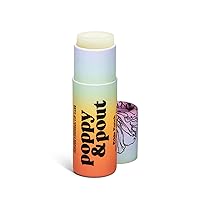 Poppy & Pout Pride Punch Jumbo Lip Balm | All Natural Lip Balms & Moisturizers | Hydrates with Beeswax, Vitamin E, Organic Coconut Oil | Cruelty-Free | Lip Balm in Recyclable Cardboard Tube