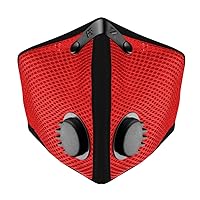 RZ Mask M2.5 Face Mask, Large, Red for Woodworking, Home Improvement, and DIY Projects