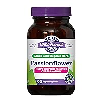 Passion Flower Organic Vegan Capsules, 90 Count