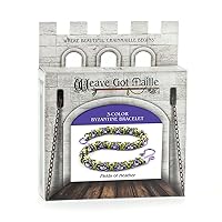Weave Got Maille 3-Color Byzantine Chain Maille Bracelet Kit, Field of Heather
