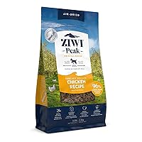 ZIWI Peak Air-Dried Dog Food – All Natural, High Protein, Grain Free and Limited Ingredient with Superfoods (Chicken, 5.5 lb)