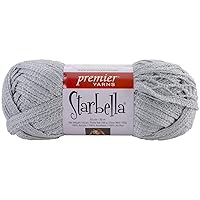 Premier Yarn 3-Pack Starbella Yarn, Silver