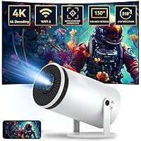 4K Projector With WiFi And Bluetooth, Android 12.0 5G WiFi Native 1080P 10000L 4K Support, FUDONI Portable Outdoor Projector With Home Theater Screen, Compatible With HDMI/USB/PC/TV Box/iOS And Androi