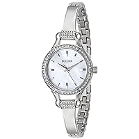 Bulova Women's 96L128 Crystal-Accented Stainless Steel Watch