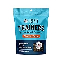 BIXBI Liberty Trainers, Chicken (6 oz, 1 Pouch) - Small Training Treats for Dogs - Low Calorie and Grain Free Dog Treats, Flavorful Pocket Size Healthy and All Natural Dog Treats
