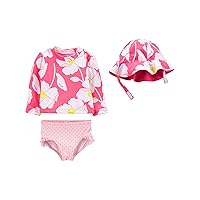 Simple Joys by Carter's Girls' 3-Piece Assorted Rashguard Sets