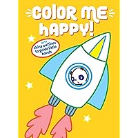 Color Me Happy! (Yellow): With Shiny Outlines to Guide Little Hands (Dover Animal Coloring Books)