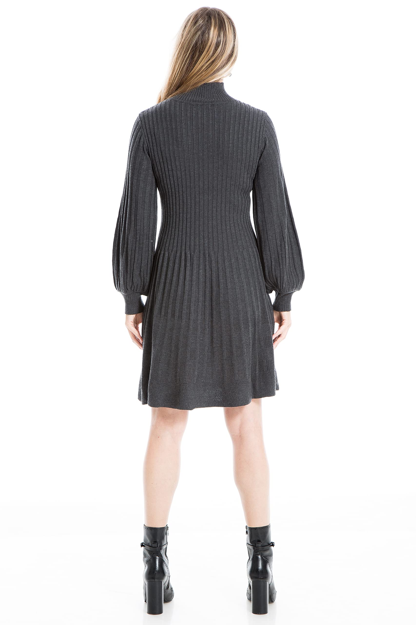 Max Studio Women's Long A-line Sweater Dress