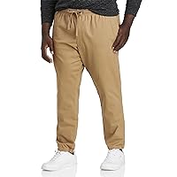 True Nation by DXL Men's Big and Tall Twill Joggers