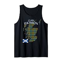 Thompson Scottish Clan Tartan Scotland Tank Top