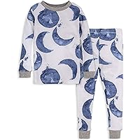 Burt's Bees Baby Baby Boys' Pajamas, Tee and Pant 2-Piece Pj Set, 100% Organic Cotton