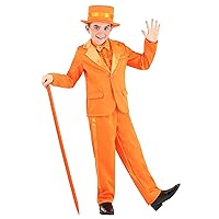 Fun Costumes Boy's Orange Tuxedo Orange Tuxedo Outfit, X-Small