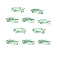 iSoHo Phones Bundle of 10 Telephone Cord Handset Curly - 2 Sets (5 x 15ft, 5 x 25ft) - Crisp Sound, Easy to Use - Perfect for Home or Office - Earth Day Green