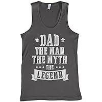 Threadrock Men's Dad The Man The Myth The Legend Tank Top