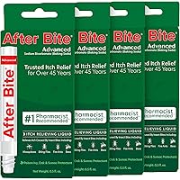 Advanced Formula - Bug Bite Itch Relief with Sodium Bicarbonate - Ideal for Mosquito Bites, Fire Ant Bites, Bees & More - Portable Pen Applicator - 0.5 oz (4 Pack)