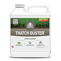Thatch Buster All-Natural Lawn Aerator & Grass Dethatcher - Liquid Soil Loosener & Conditioner for Green Grass (32 oz), Healthy Soil in 45 Days - Enhance 1,000 Sq Ft with 4 oz