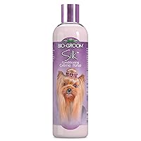 Silk Creme Rinse Dog Conditioner – Dog Bathing Supplies, Puppy Shampoo, Cat & Dog Grooming Supplies for Sensitive Skin, Cruelty-Free, Made in USA, Tearless Dog Products – 12 fl oz 1-Pack