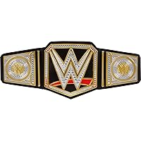 Mattel WWE Championship Role Play Title Belt with Adjustable Strap for Kids