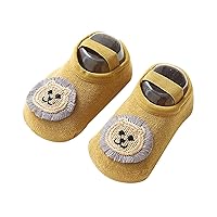 Cute Children Toddler Shoes Autumn and Winter Boys and Girls Socks Shoes Flat Bottoms Non Slip Big Girls Walking Shoes