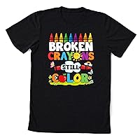Broken Crayons Still Color Mental Health Awareness T-Shirt, Psychologist Shirt, Mental Health Shirt,Mental Tee