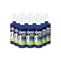 EXPO Dry Erase Whiteboard Cleaning Spray, 8 oz. (Pack of 12)