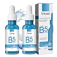 2PCS Hyalu B5 Serum, Hyaluronic Acid Serum for Face with Vitamin B5, Anti-Aging Serums, Hydrating B5 Serum to Plump Dry Skin, Skin Care Facial & Eye Serum for Women (Small)