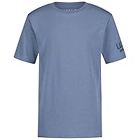 Lucky Brand Boys' Short Sleeve Key Solid Crew Neck T-Shirt