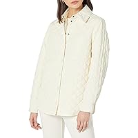 Amazon Essentials Women's Relaxed Recycled Polyester Quilted Shirt Jacket (Available in Plus Size) (Previously Amazon Aware)