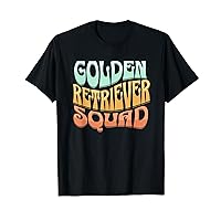Golden Retriever Squad Vintage Golden Dog Breed Lovers T-Shirt
