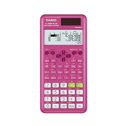 Casio fx-300ESPLS2 Pink Scientific Calculator Small