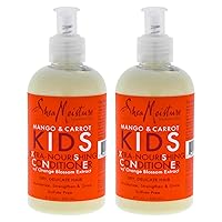 SHEA MOISTURE Kids Conditioner 8 Ounce Mango/Carrot Extra Nourishing (236ml) (2 Pack)