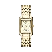 Women's Rectangular Gold-Tone Bracelet Watch (Model: FMDFL1041)