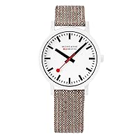 essence white, 41 mm, sustainable watch for men and women, MS1.41110.LG