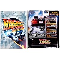 Doc, Biff + THOSE Nike Air Mags! - Back To The Future Trilogy DVD + Jada Nano Hollywood Rides: 1.65