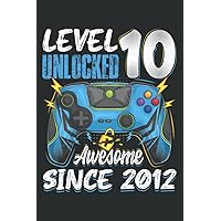 Level 10 Unlocked Awesome 2012 10Th Birthday Boy Video Games: Plan Your Day In Seconds: Notebook Planner, Daily Planner Journal, To Do List Notebook, Daily Organizer