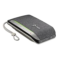 Poly - Sync 20 USB-C Personal Smart Speakerphone (Plantronics) - Connect to Cell Phone via Bluetooth and PC/Mac via USB-C Cable - Works with Teams, Zoom & More