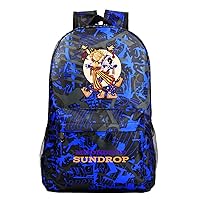 Durable Sundrop Moondrop Bookbag Waterproof Travel Rucksack-Durable Students Knapsack Large Travel Daypack