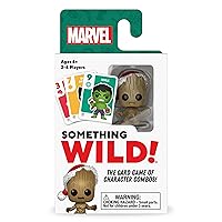 Funko Something Wild! Guardians of The Galaxy Holiday with Baby Groot Pocket Pop! Card Game for 2-4 Players Ages 6 and Up