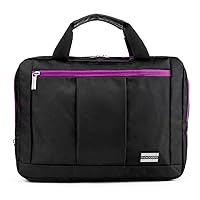 Shoulder, Messenger, and Backpack Case for DBPOWER Portable DVD Player 7.5 inch, 10.5 inch, Devices up to 11.5 inches (Purple)