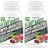 MK PCOS Supplements for Women, PCOD Ayurvedic Medicine with Myo-Inositol, D-Chiro-Inositol, Shatavari, Vitamin D (as d3), B12. Helps Manage Irregular Cycle, and Hormonal Imbalance-120 (Pack 2)